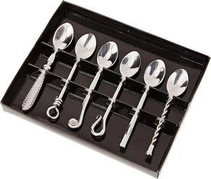 96001, Set Di 6 Cucchiaini Con Scatola, Schmiede Mix-Design - Foto 1 di 12