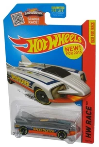 Hot Wheels HW Race (2015) Silver Speed Slayer Toy Car 180/250 - Picture 1 of 1