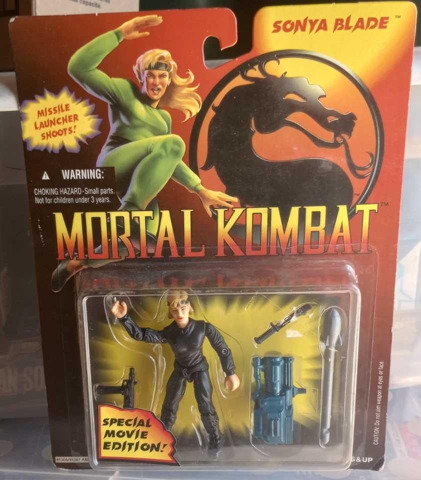 1994 Hasbro Mortal Kombat Special Movie Edition Sonya Blade Action Figure