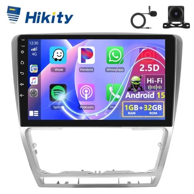 10,1" CarPlay Android Radio Für Skoda Octavia 2 1Z 2004-2013 mit GPS Navi Kamera - Bild 1 von 4