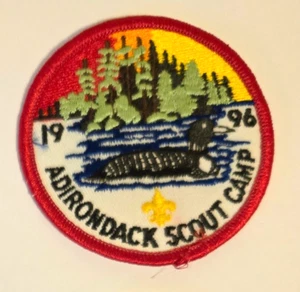 BSA Pfadfinder Aufnäher Adirondack Camp 1996 New York Patch - Bild 1 von 2