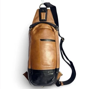 Medium Masterpiece Mspc Sling Body Bag All Leather - Picture 1 of 16