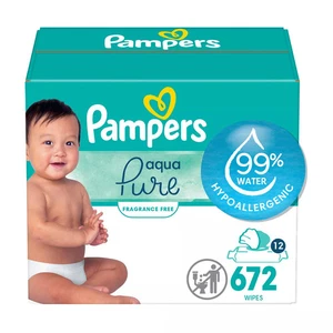 Pampers Aqua Pure Sensitive Baby Wipes - 672ct - Picture 1 of 12