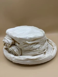 Sandra Phillipps Hut Hochzeit Rennen Vintage creme Anlass Chintz 80er 90er  - Bild 1 von 7