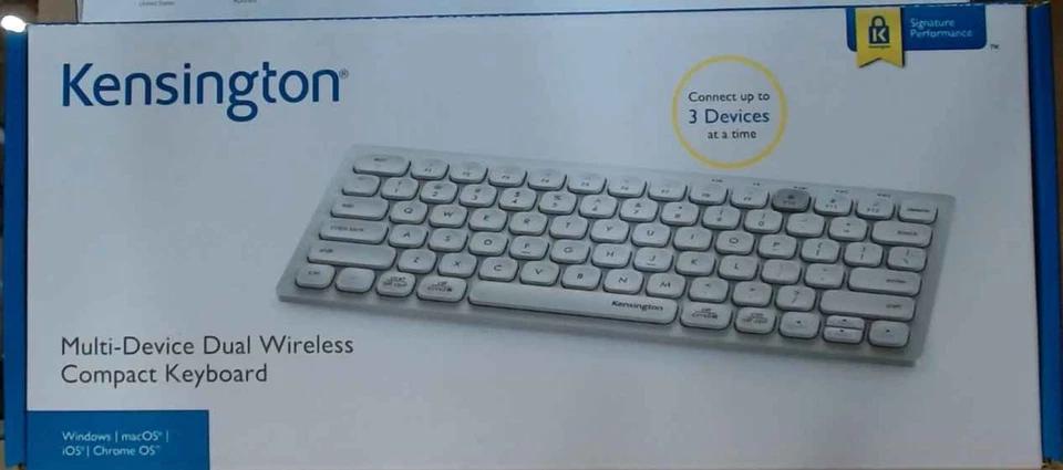 NEW Kensington K75504us Multi-Device Dual Wireless Compact Keyboard $67.84 Foto 1 de 1