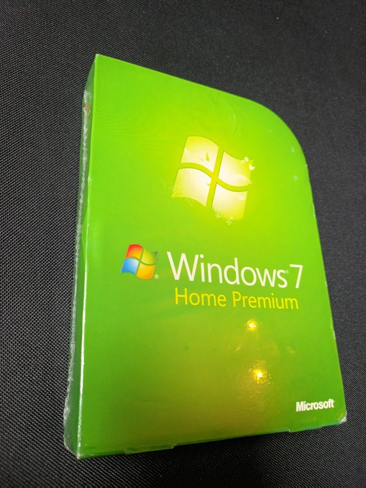 MICROSOFT WINDOWS 7 HOME PREMIUM - BRAND NEW, RETAIL BOX, SEALED - 100% GENUINE - Image 1 of 4