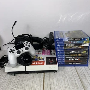 Sony PlayStation 4 Bianca 500GB Bundle, 12 Giochi + Altro ✅ *LEGGI DESCRIZIONE* - Foto 1 di 20