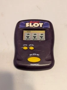 Radica Pocket Slot Electronic Handheld Game 1997 Vintage Tested - Picture 1 of 7