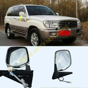 For Land Cruiser Lexus LX470 98-07 RH White 3-Line Electric Rearview Mirror x - Picture 1 of 2