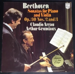 Philips 9500 220 Grumiaux Arrau Beethoven Sonatas For Piano And Violin Import Ex - Picture 1 of 8