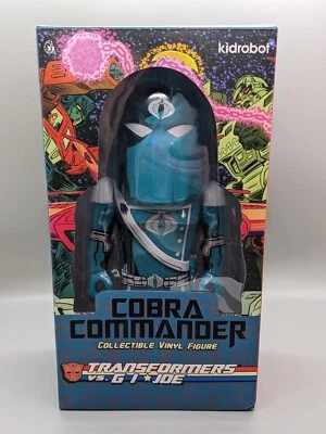 Kidrobot Cobra Commander Transformers vs GI Joe Collectible Vinyl Figure NIB - Image 1 of 4