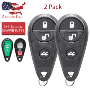 2 For Subaru Tribeca Forester Impreza Legacy Keyless Remote Car Entry Key Fob 4B - Picture 1 of 6