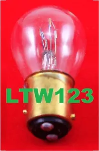 (10) Clear 1157, 2057, 2357 Clear Miniature Light Bulb - Picture 1 of 1
