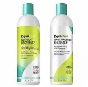 DEVA CURL No-Poo Decadence Shampoo & One Conditioner Decadence Set Duo 12 oz - Picture 1 of 1