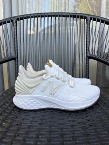 New Balance Fresh Foam Roav Size 6 B/Medium Women’s White Beige Sneaker Shoes - Imagen 1 de 8