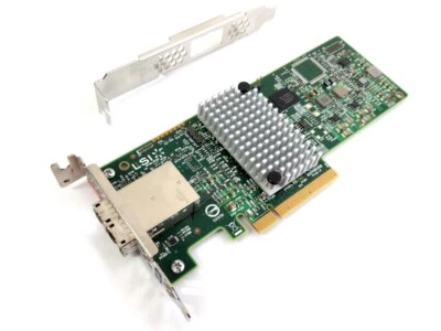 Broadcom LSI SAS 9300-8e SATA / SAS HBA 8port Controller extern 12Gbps PCIe x8 - Bild 1 von 4