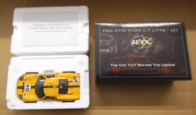 WIX 1966 FORD GT40 MARK II 7 LITROS 427 1:24 CARRO FUNDIDO NOVO 40º ANIVERSÁRIO - Imagem 1 de 4