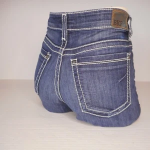 Jeans denim elasticizzato blu scuro fibbia BKE Harper taglia 28R - Foto 1 di 12