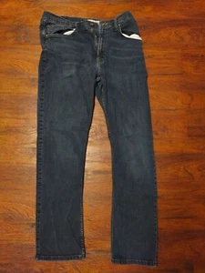 Wrangler Five Star Premium 95STWDH Mens 34x32 Straight Fit Jean in Dark Harbor - Picture 1 of 17