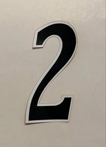 Nuevo de Lote Antiguo Estilo Mongoose BMX Motocross Número 2 Vintage Oldschool Pegatina - Imagen 1 de 1