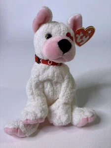 Ty Beanie Baby Cupid the Valentine's Day Dog w/Heart over left eye 2001 - Picture 1 of 9