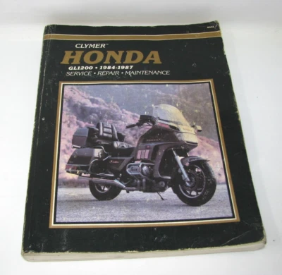 1984-1987 Honda Gold Wing Goldwing GL1200 GL 1200 CLYMER REPAIR MANUAL M504 - Изображение 1 из 2