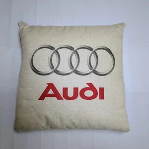 Audi 2 in 1 Kissen Decke Gesteppt Reißverschluss Überwurf Reiseservice 15"x15" - 58"x42" - Bild 1 von 7