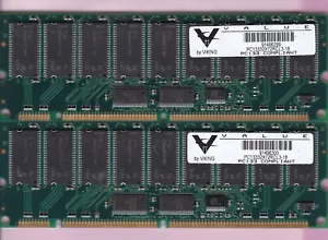 512MB 2x256MB PC-133 VIKING PC13332X72RCL3-18 ECC REG Ram Memory Kit SDRAM PC133 - Picture 1 of 2