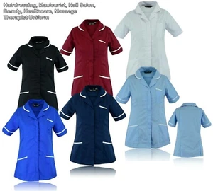 Nurse Uniform Tunic Dentist Therapist Maid Nursing Healthcare Hospitality Carer - Picture 1 of 17