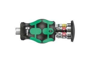 Wera 008874 Kraftform compatto Stubby Magazine set 2 punte cacciavite PH/PZ/SL - Foto 1 di 6
