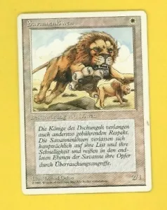 Savannah Lions Savannenlowen German Fourth Edition 4th MTG Magic the Gathering - Picture 1 of 2