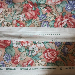Vintage Floral Fabric Darnbrook Heritage of England Cotton 145cm x 10m approx - Picture 1 of 5