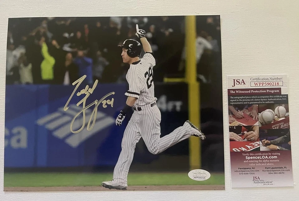 Todd Frazier Signed Autographed Glossy 8x10 Photo New York Yankees : JSA COA - Image 1 of 1