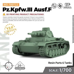 SSMODEL SS700712 1/700 Kit Modelo Militar Pz.Kpfw.III Ausf.F - Imagen 1 de 8