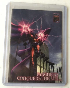 1997 Fleer Marvel Premium QFX Promo Card - Magneto - Picture 1 of 6