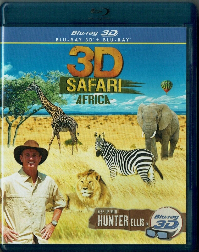 SAFARI 3D - Africa - Blu-Ray. Hunter Ellis. New Sealed - Image 1 of 4