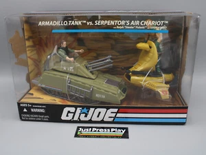 2008 Hasbro G.I. Joe Armadillo Tank vs Serpentor's Chariot w/Steeler & Serpentor - Picture 1 of 7
