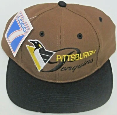 NHL Pittsburgh Penguins Vintage Multi-Color Adjustable Snapback Hat By Logo 7 - Image 1 of 4