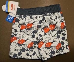 12 Months Mickey Mouse Swim Trunks Boys. Disney. - Picture 1 of 5
