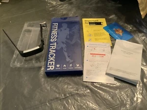 1 KUMMEL FITNESS TRACKER- BLACK- FOR HEART RATE, CALORIES, PEDOMETER- OPEN BOX - Picture 1 of 5