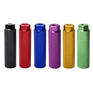 MTB BMX Fahrrad Legierung Fuß Stunt Peg 3/8" Achse Fußstütze-Hebel Zylindergriff USA - Bild 1 von 16