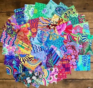 48 Kaffe Fassett collective quilting cotton fabric prints 5 inch squares #2b - Picture 1 of 1