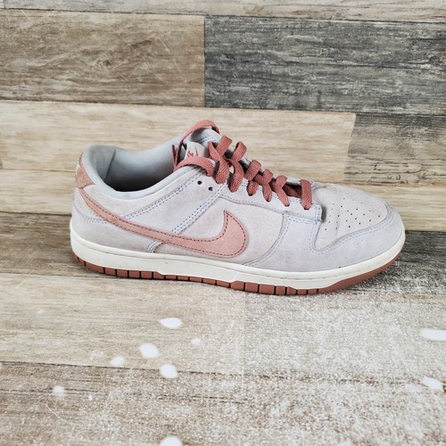 Scarpe basse Nike Dunk da donna taglia 6 sneaker basse stringate in pelle scamosciata skate