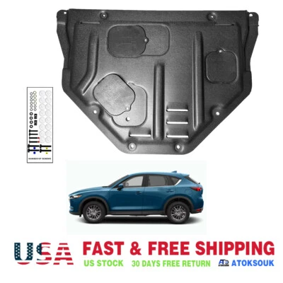 For Mazda CX-5 2014-2020 Engine Under Cover Front Splash Guard Mud Flaps Foto 1 de 4