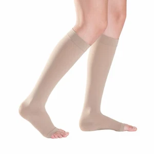 SIGVARIS COTTON AD GAMBALETTO CL2 PUNTA APERTA NATURE - Imagen 1 de 2