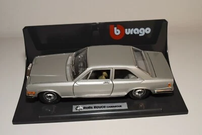 A7 1:22 BBURAGO BURAGO 3003 ROLLOS ROYCE CAMARGUE GRIS METALIZADO COMO NUEVO Foto 1 de 4