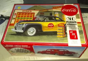 KIT MODELO A ESCALA 1/25 AMT COCA-COLA '41 PLYMOUTH COUPÉ - NUEVO - SELLADO - Imagen 1 de 5