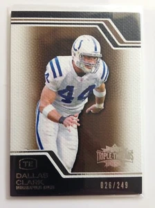 Dallas Clark Colts 2008 Topps Triple Threads #'d/249 envío bajo - Imagen 1 de 1