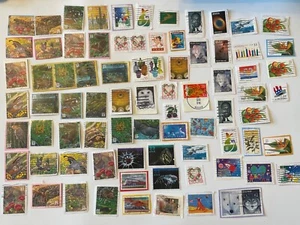 USA Postage Stamps Cancelled Various Lot Of 70 - Picture 1 of 21