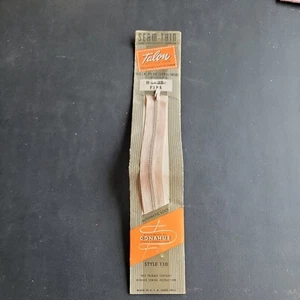 Vintage - Talon Zipper - Nylon Coil - Pink - 8 in - Style 110 - Picture 1 of 2